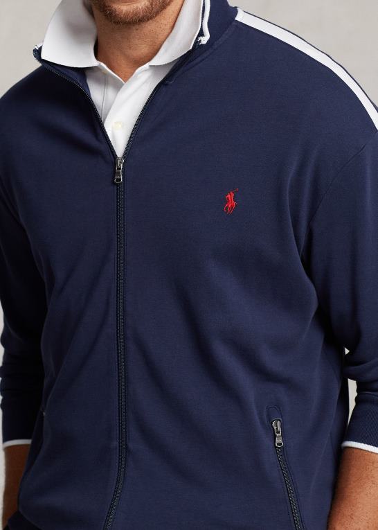raffineret flåde Mænd Ralph Lauren interlock træningsjakke Z426B1635