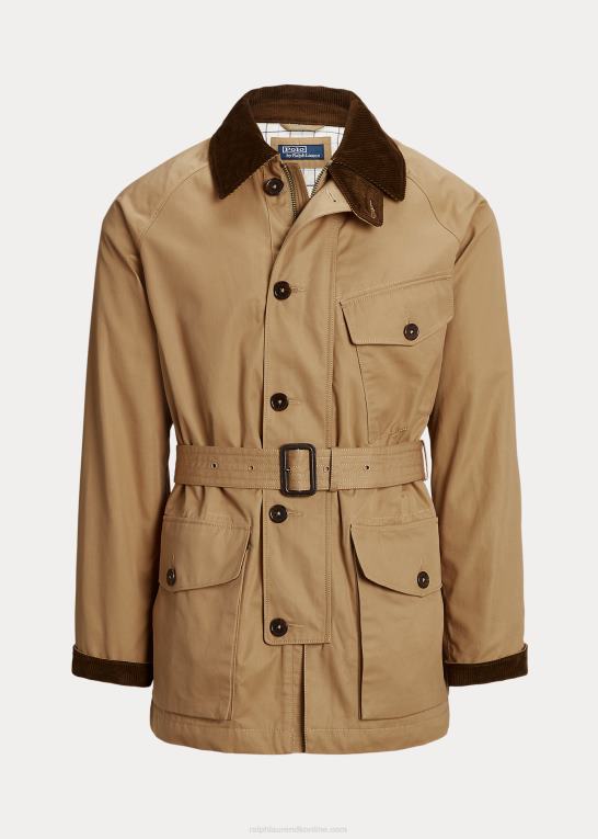 ørken kaki Mænd Ralph Lauren ventilerende bæltejakke Z426B1285
