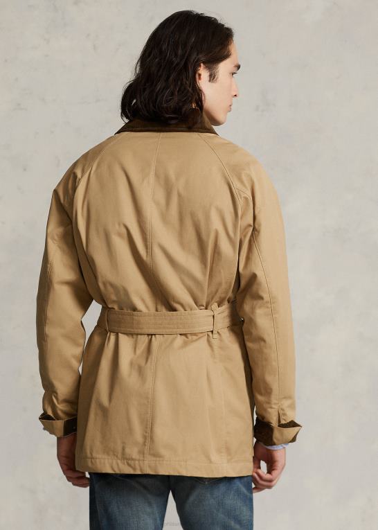 ørken kaki Mænd Ralph Lauren ventilerende bæltejakke Z426B1285