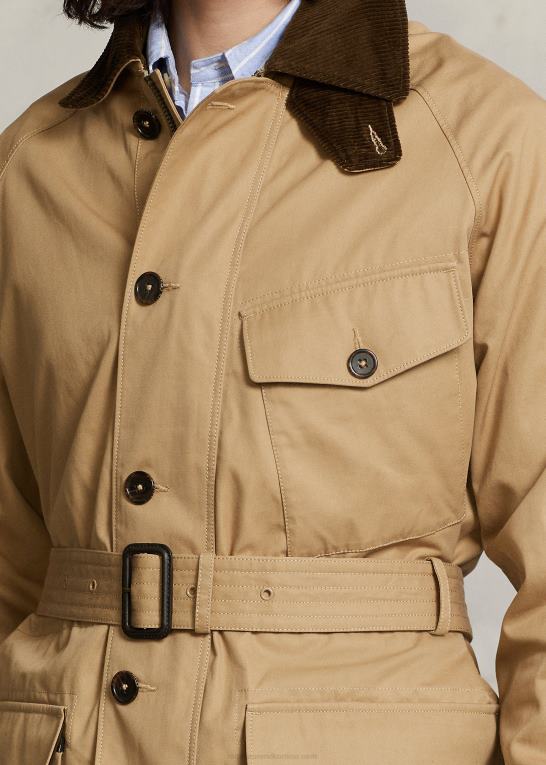 ørken kaki Mænd Ralph Lauren ventilerende bæltejakke Z426B1285