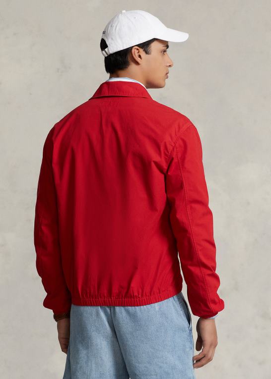 rl 2000 rød Mænd Ralph Lauren bayport poplin jakke Z426B1106