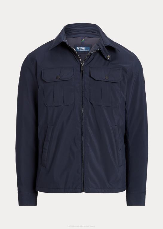 samling flåde Mænd Ralph Lauren vandafvisende jakke Z426B131