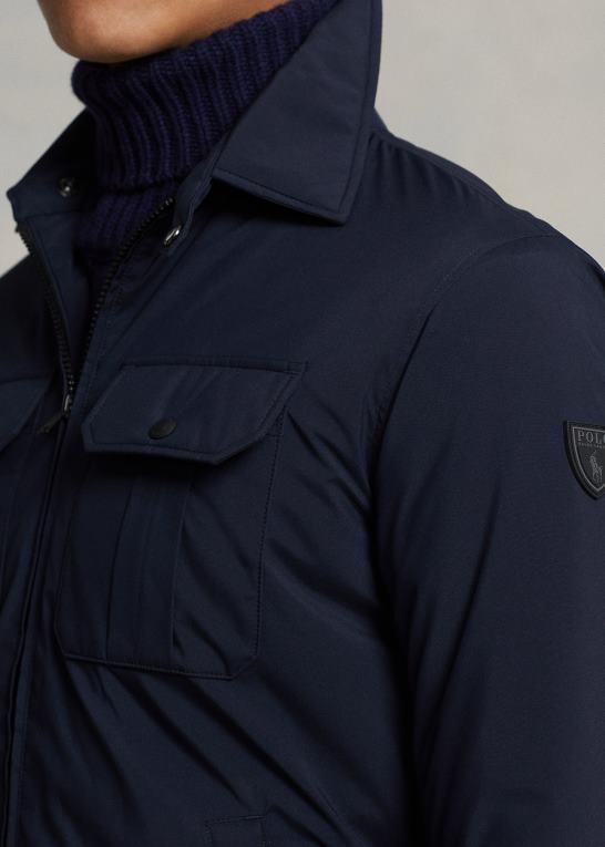 samling flåde Mænd Ralph Lauren vandafvisende jakke Z426B131