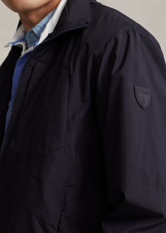 samling flåde Mænd Ralph Lauren vandafvisende pakbar jakke Z426B1223