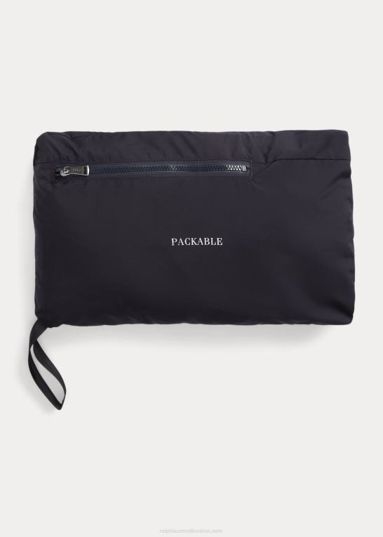 samling flåde Mænd Ralph Lauren vandafvisende pakbar jakke Z426B1223