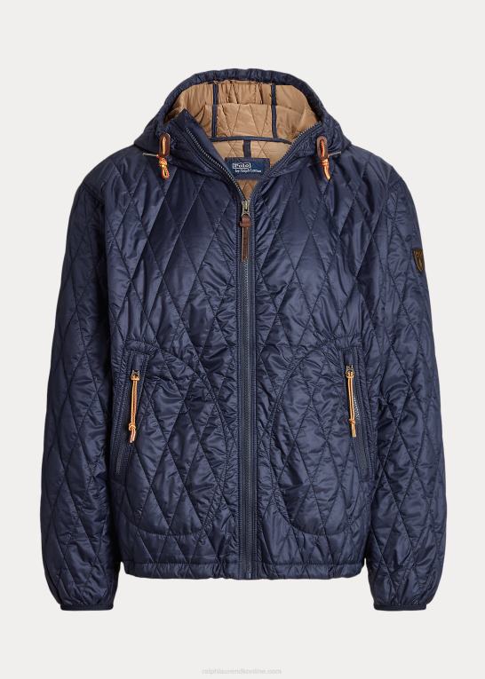 skygge flåde Mænd Ralph Lauren vandafvisende hættejakke Z426B114