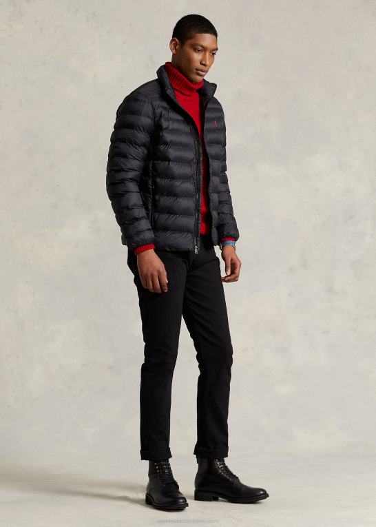 sort Mænd Ralph Lauren den pakkebare jakke Z426B141