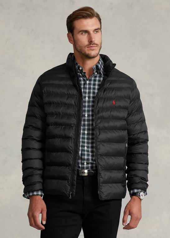 sort Mænd Ralph Lauren den pakkebare jakke Z426B1909