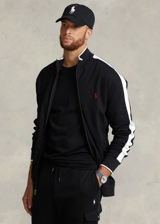 sort Mænd Ralph Lauren interlock træningsjakke Z426B1634