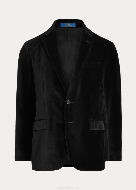 sort Mænd Ralph Lauren polo blød fløjlsjakke Z426B844