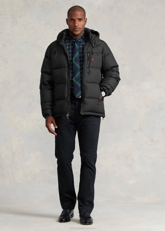 sort Mænd Ralph Lauren vandafvisende dunjakke Z426B1922