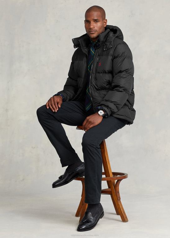 sort Mænd Ralph Lauren vandafvisende dunjakke Z426B1922