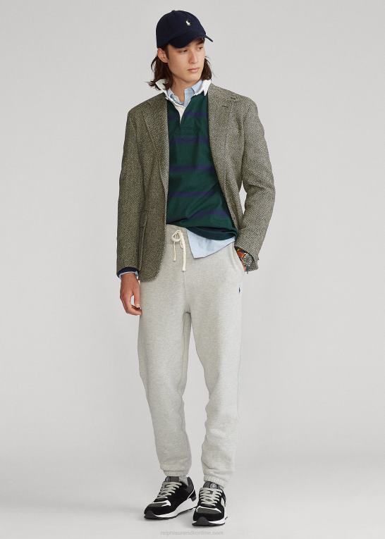 sort og creme Mænd Ralph Lauren rl67 sildebensjakken Z426B1300