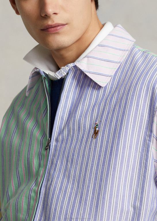 stribe multi Mænd Ralph Lauren bayport stribet oxford sjov jakke Z426B8603