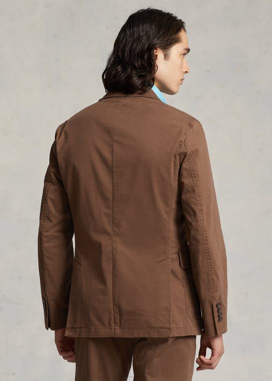 teaktræ Mænd Ralph Lauren polo ukonstrueret stretch chino jakke Z426B614