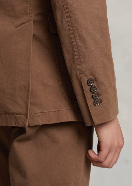 teaktræ Mænd Ralph Lauren polo ukonstrueret stretch chino jakke Z426B614