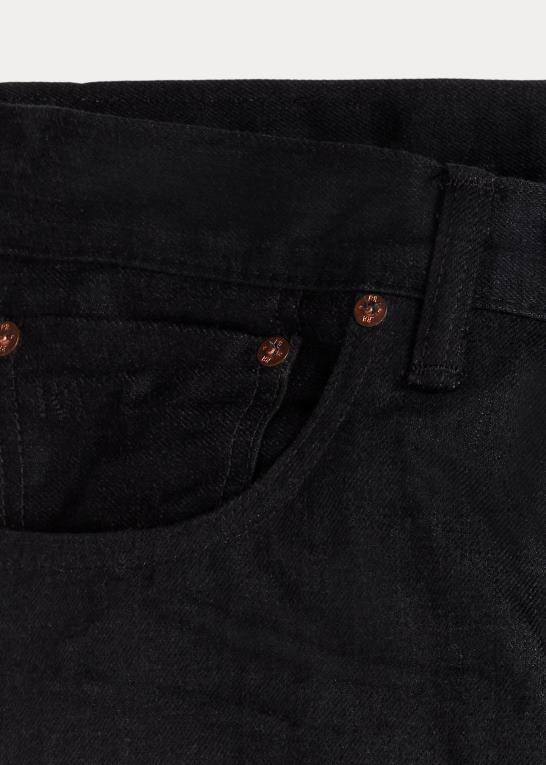 Mænd Ralph Lauren slim fit sort selvedge jean Z426B1738