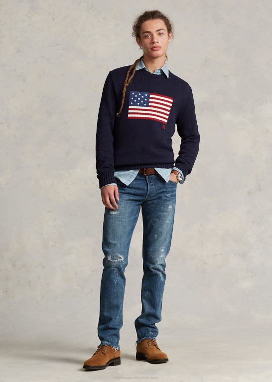 abraham Mænd Ralph Lauren sullivan slim distressed jean Z426B978