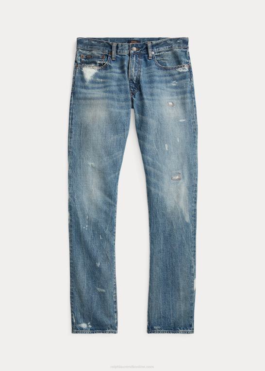 buckbrooke Mænd Ralph Lauren varick slim straight distressed jean Z426B135