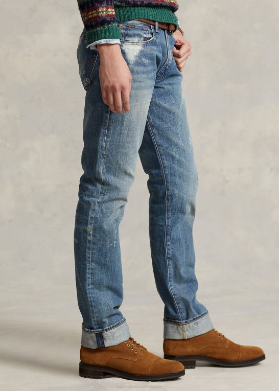 buckbrooke Mænd Ralph Lauren varick slim straight distressed jean Z426B135