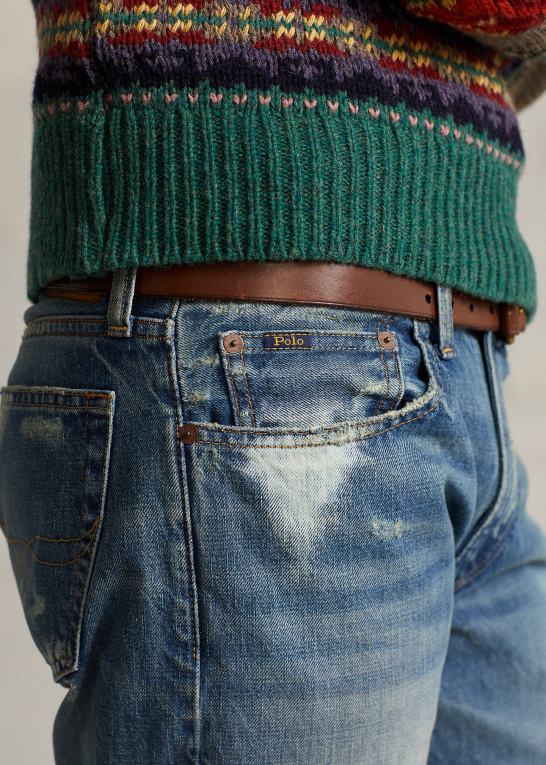 buckbrooke Mænd Ralph Lauren varick slim straight distressed jean Z426B135