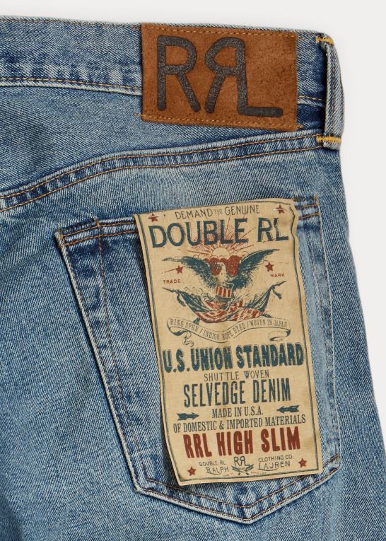calloway vask Mænd Ralph Lauren høj slim calloway selvedge jean Z426B1787