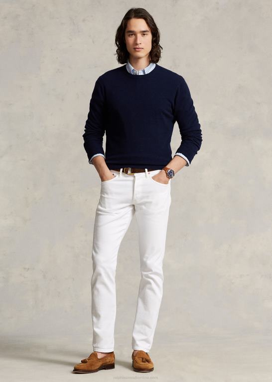 dover stretch hvid Mænd Ralph Lauren sullivan slim stretch jean Z426B1078