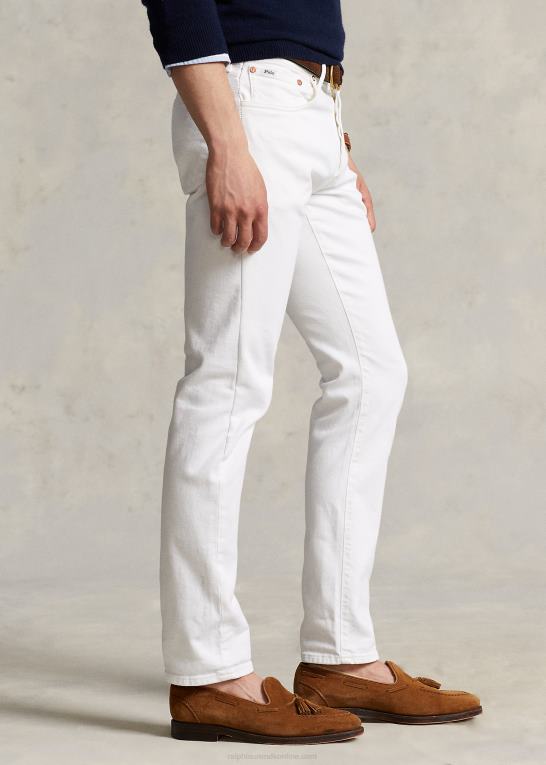 dover stretch hvid Mænd Ralph Lauren sullivan slim stretch jean Z426B1078