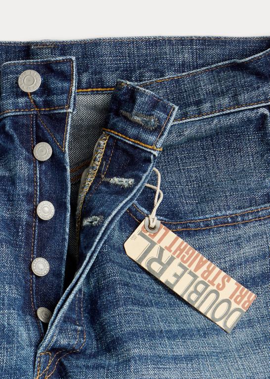 hillsview vask Mænd Ralph Lauren straight fit hillsview selvedge jean Z426B8691