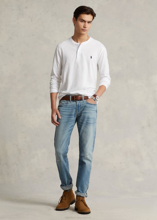 holt Mænd Ralph Lauren sullivan slim distressed stretch jean Z426B8440