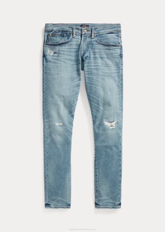 holt Mænd Ralph Lauren sullivan slim distressed stretch jean Z426B8440