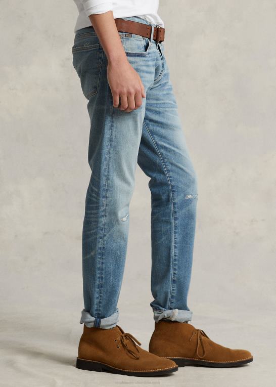 holt Mænd Ralph Lauren sullivan slim distressed stretch jean Z426B8440
