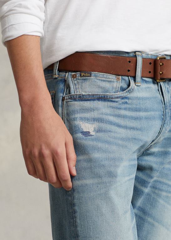holt Mænd Ralph Lauren sullivan slim distressed stretch jean Z426B8440