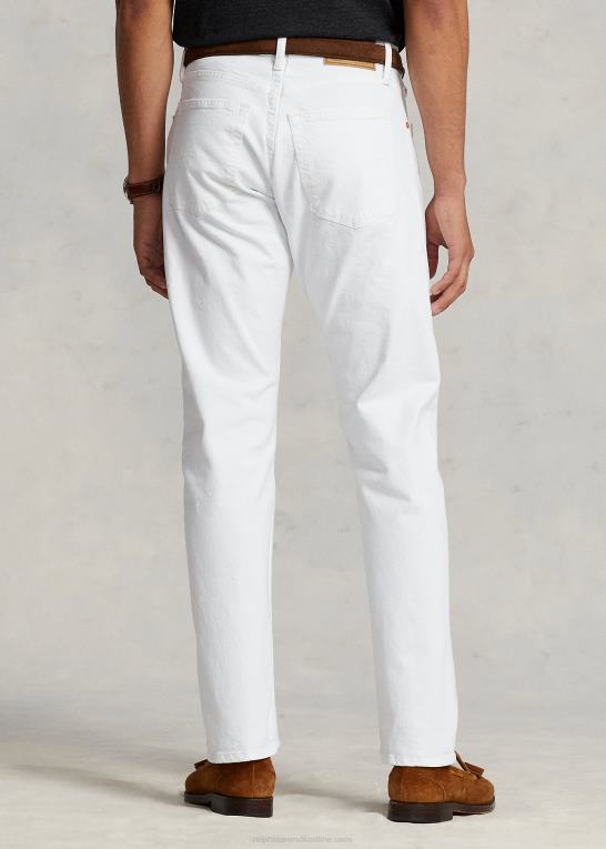hvidt stræk Mænd Ralph Lauren hampton afslappet straight jean Z426B283