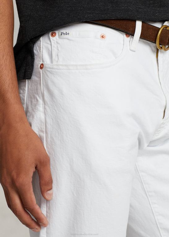 hvidt stræk Mænd Ralph Lauren hampton afslappet straight jean Z426B283