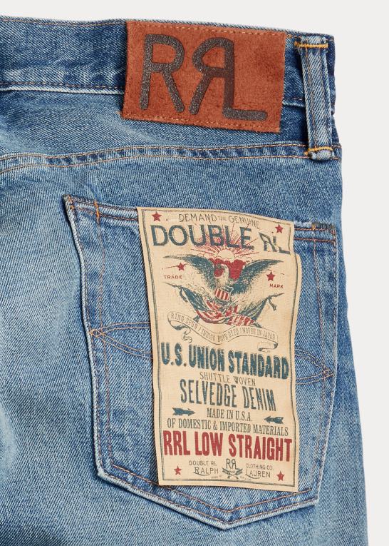 lansford vask Mænd Ralph Lauren lav straight lansford selvedge jean Z426B1795