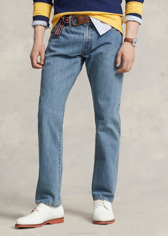 medium indigo Mænd Ralph Lauren hampton afslappet straight jean Z426B337