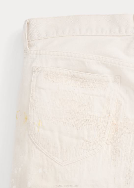 repareret frøet naturligt Mænd Ralph Lauren høj slim repareret naturlig jeans Z426B1764