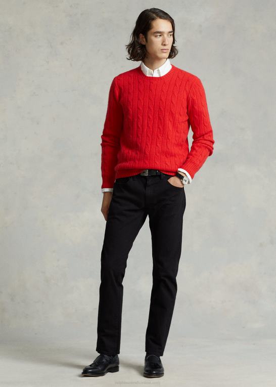 sort stræk Mænd Ralph Lauren varick slim straight jean Z426B409