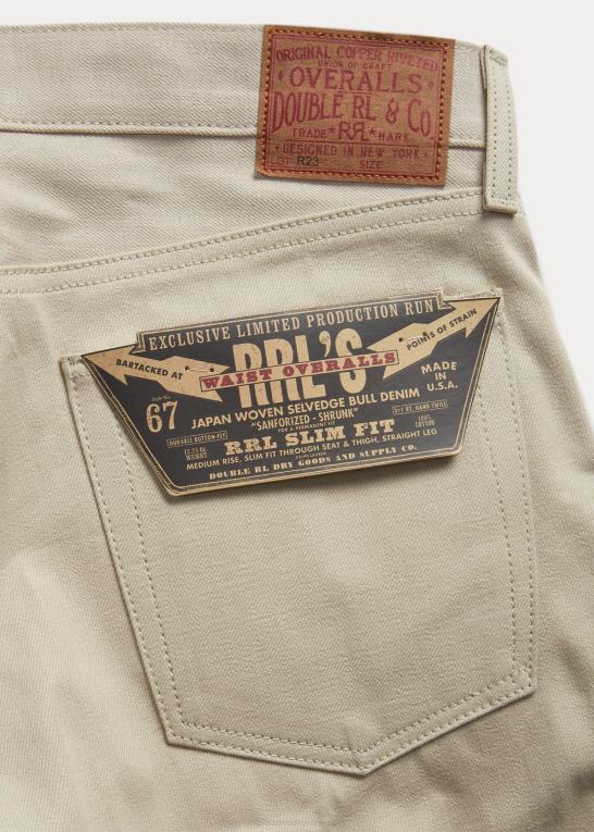 stiv Mænd Ralph Lauren limited edition slim fit selvedge jean Z426B8690