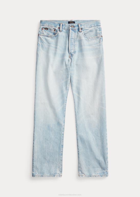 stockbridge Mænd Ralph Lauren anders klassisk taper fit falmet jean Z426B770