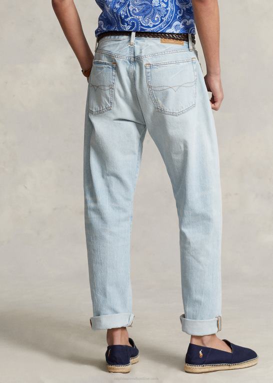 stockbridge Mænd Ralph Lauren anders klassisk taper fit falmet jean Z426B770