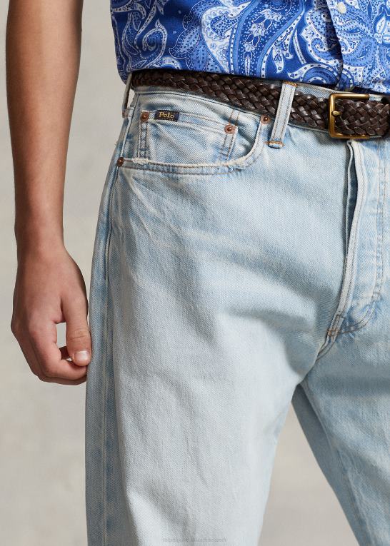 stockbridge Mænd Ralph Lauren anders klassisk taper fit falmet jean Z426B770