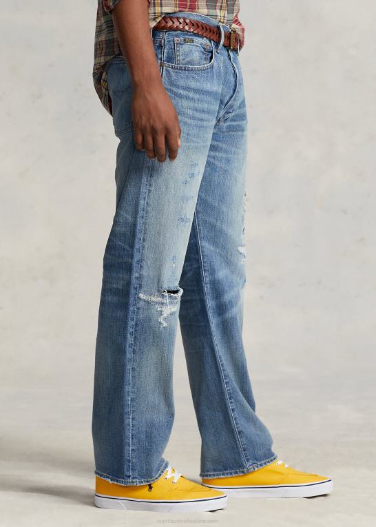 surfview Mænd Ralph Lauren distressed jean med klassisk pasform Z426B8503