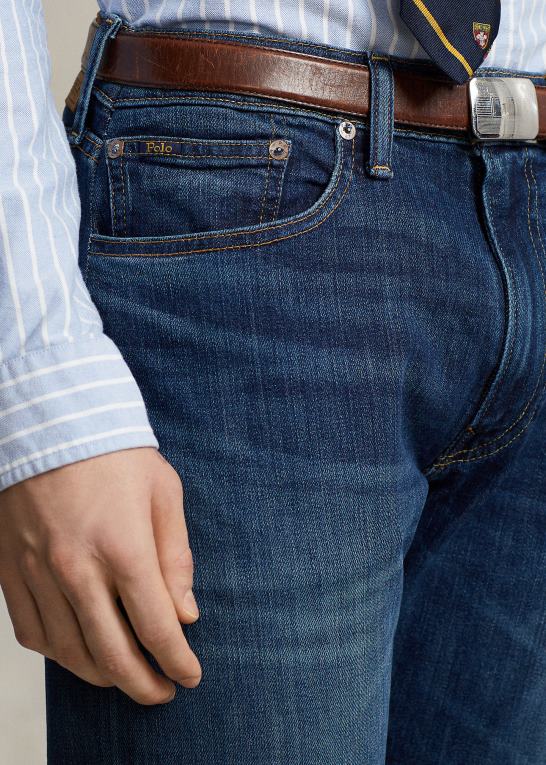 warrenton strækning Mænd Ralph Lauren parkside aktive taper stretch jean Z426B321