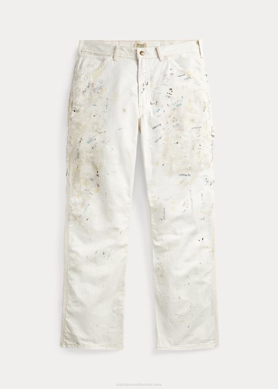 windham Mænd Ralph Lauren afslappet pasform malet snedkerjean Z426B8630