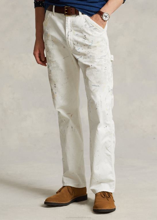 windham Mænd Ralph Lauren afslappet pasform malet snedkerjean Z426B8630