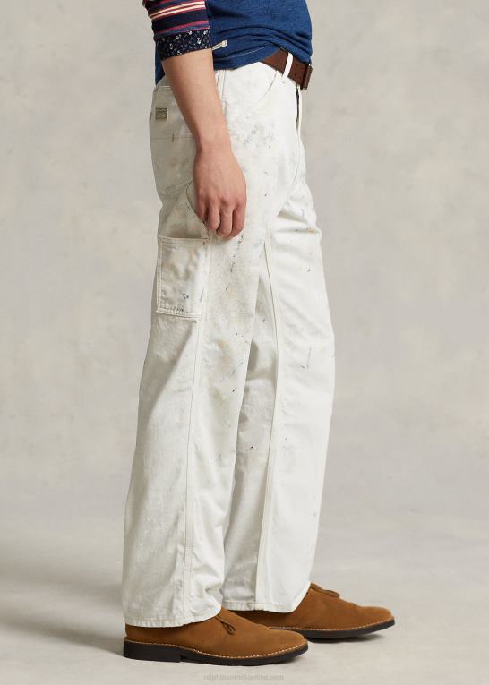windham Mænd Ralph Lauren afslappet pasform malet snedkerjean Z426B8630