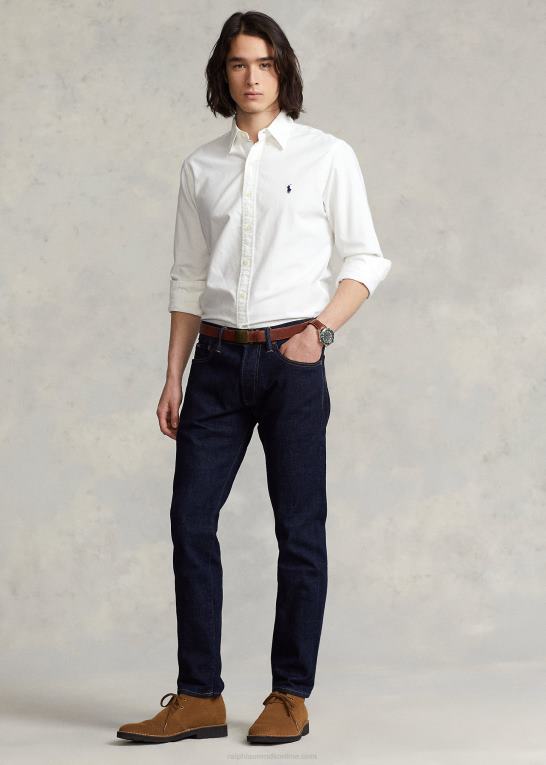 yorke selvedge stretch Mænd Ralph Lauren slank jean med lige kant Z426B798