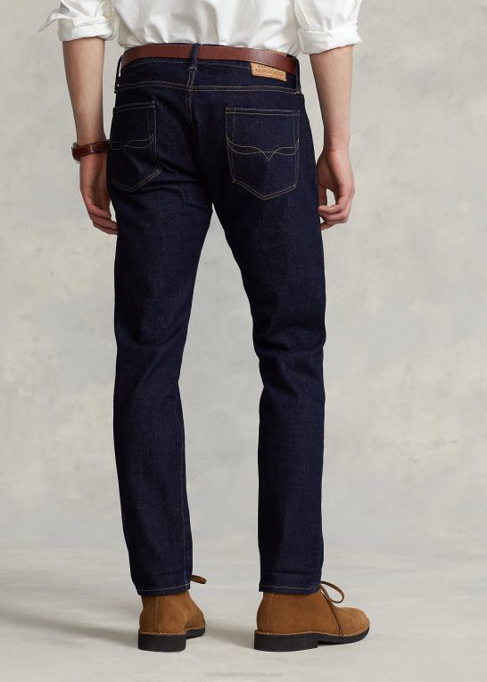 yorke selvedge stretch Mænd Ralph Lauren slank jean med lige kant Z426B798